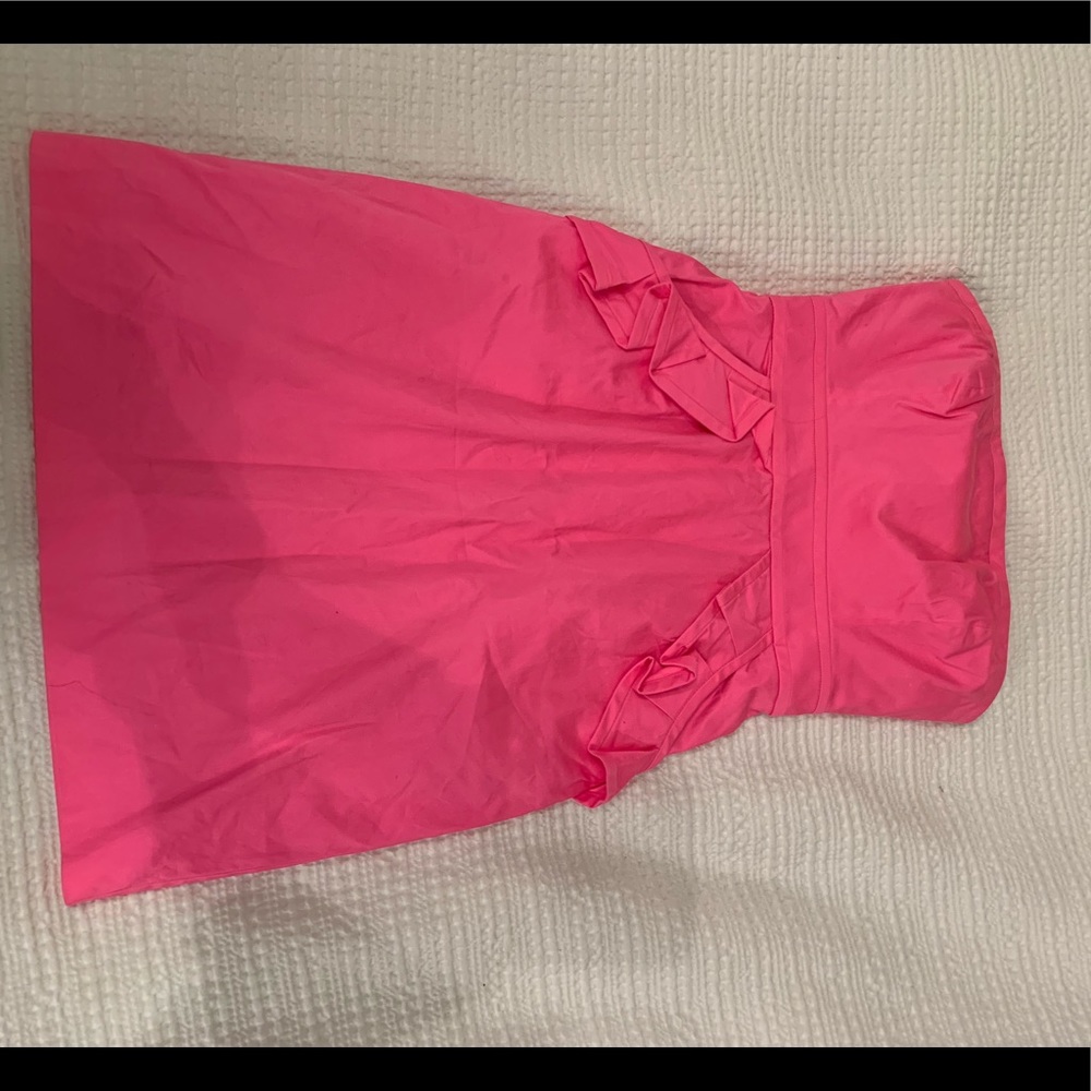 J. Crew strapless pink dress